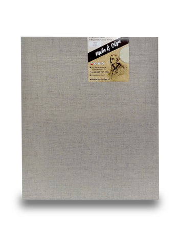 Podobrazie lniane niegruntowane 410g płótno malarskie 60x70
